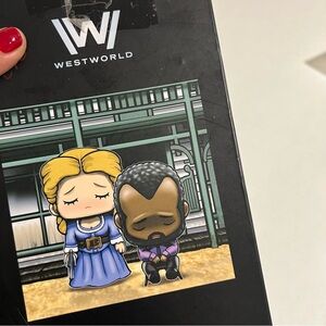 Westworld Dolores & Arnold Diorama Figure J Salvador & Pin Loot Crate No disk